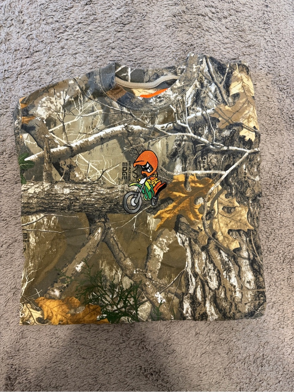 Empyre Camo Graphic Tee with Dirt Bike Patch